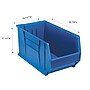 Quantum Storage Systems Stackable Plastic Hulk Container, 17 1/2" x 16 1/2" x 35 7/8", Blue (QUS993BL)~#|#~86DE8E0A-3929-4652-A360BE76A29FB67F_sc7