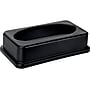 Alpine Polypropylene Trash Can with Dolly, 23-Gallon, Black (ALP477-BLK2-PKD)~#|#~86DFC896-1785-416A-845FCD335EF4F49A_sc7