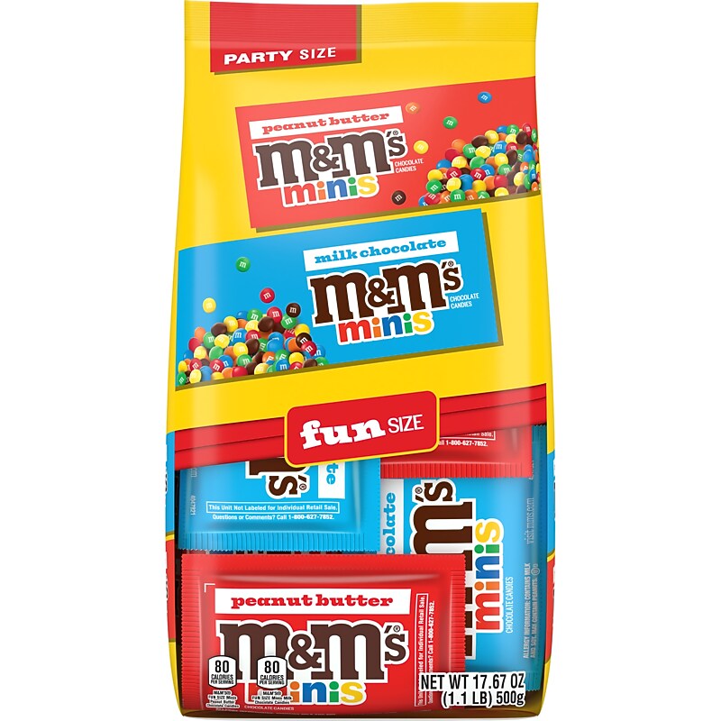 M&M'S Minis Fun Size Variety Pack, 1.1 lb. (MMM64094) image 1