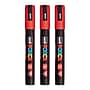POSCA PC-5M Water Based Paint Marker, Medium Bullet Tip, Red, 3/Pack (UBCPC5MRED-3)~#|#~86E28DF5-C6E7-4B22-88523B1F6196BBB1_sc7