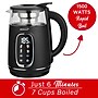 Brentwood Glass Cordless Digital Electric Kettle with Tea Infuser, 7-Cups, Black (KT-2018BK)~#|#~86E5334C-865F-4E5D-ACA7B11E80583C92_sc7