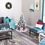 Nearly Natural Flocked Rock Springs Spruce Artificial Christmas Tree, 4' (T1750)~#|#~86E56847-E9E6-4540-9995B085C20B822D_sc7