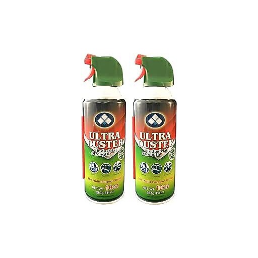 Ultra Duster Industrial Strength Compressed Air Duster Cleaner 10 oz