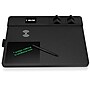 Delton D101 Mouse Pad Workstation with Qi Wireless Charging Pad, Digital Notepad, and Phone Stand, Black (DMP101WC)~#|#~86E63A3E-6366-4E27-B3293530E883C9AA_sc7
