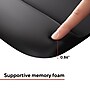 Staples TECH Foam Non-Skid Mouse Pad/Wrist Rest Combo, Black (ST63286)~#|#~86E98197-28CD-4B59-93EED4920D31F7A8_sc7