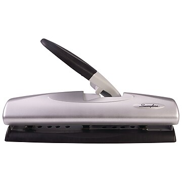 Staples 2-Hole Punch, 28 Sheet Capacity, Black (26637-CC) | Staples