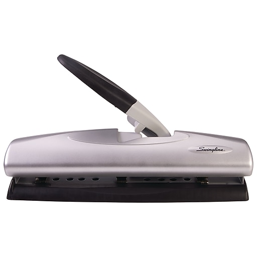 Swingline LightTouch Desktop Adjustable Hole Punch, 20 Sheet