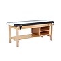 Aristo Wood H-Brace Physician Exam Table with Shelf, Cabinet, Paper Cutter, and Holder, 500lbs. Capacity, Black ~#|#~86ECA88B-F098-40F3-A02491C7B31381D7_sc7
