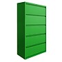Hirsh HL10000 Series 5-Drawer Lateral File Cabinet, Locking, Letter/Legal, Screaming Green, 36" (24259)~#|#~86ECDE3E-C877-4CDA-8BA4F0DC9048AF8C_sc7