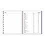 2026 Blue Sky Wisteria 8" x 10" Monthly Personal Organizer, Plastic Cover, Assorted Colors (158089)~#|#~86F01E84-4256-4D47-A16E5C3B807AB0CD_sc7