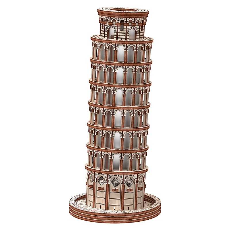 Mr.Playwood Leaning Tower of Pisa 3D Wooden STEM Model, 379 Pieces/Set (AVRAV1612401) image 1