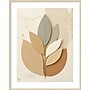 Amanti Art Neutral Leaves by Kintsugi99 Wood Framed Wall Art Print, 33"W x 41"H (A426710186699)~#|#~870289EC-F7AE-449E-BA6268E4B116862C_sc7