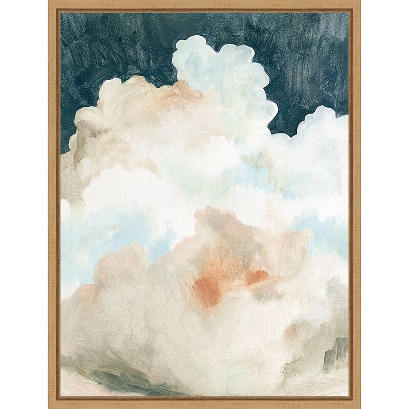 Amanti Art Dark Cumulus Clouds II by Emma Caroline Framed Canvas Wall Art Print, 18" x 24" (A42675376692) image 1