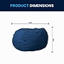 Flash Furniture Duncan Cotton Large Refillable Bean Bag Chair, Denim (DGBEANLGDENIM)~#|#~870CC0D4-991E-4DFC-8C6ACE1BD2AEFF63_sc7