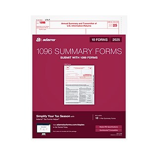 Adams 1099 MISC Forms Kit With Tax Forms Helper Online 2017 (each) Delivery Or Pickup Near Me