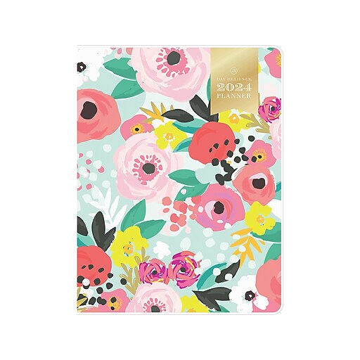 2024 Blue Sky Day Designer Secret Garden Mint 8.5" x 11" Monthly