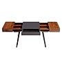 Techni Mobili Expandable 51" MDF Table Desk, Gray/Mahogany (RTA-1854-MAH)~#|#~8712FC85-8610-41EA-A9A97E06C33EE48E_sc7
