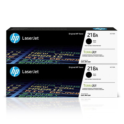 HP 218A Black Standard Yield Toner Cartridge, 2/Pack (W2184A2PK-VB) Sansujyuku sansujyuku.com