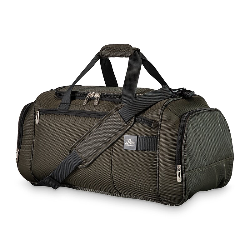 Skyway Luggage Sigma 7.0 22" Polyester Carry-On Weekender Duffel, Pine (177-22-305-DFL) image 1