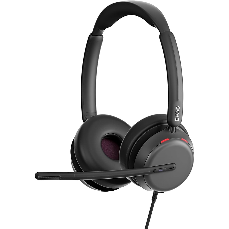 EPOS Impact 860T Active Noise Canceling Stereo Headset, USB-C, MT Certified (1001177) image 1