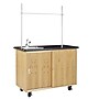 Diversified Woodcrafts Kinetic Mobile Demo Cabinet Rectangular Demonstration Table, 48" x 24", Oak (4111K)~#|#~87246064-D7B0-4868-8010F590992BB0B7_sc7