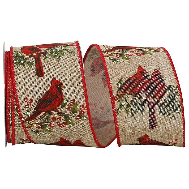 JAM Paper Ribbon, Burlap Cardinals (52640348555) image 1