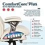 La-Z-Boy Caelan Ergonomic Faux Leather Swivel Task Chair, Cream (52705-CRM-DS)~#|#~8726FF7F-2F8C-44A3-A90FC89F716F9D92_sc7