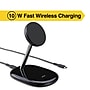 NXT Technologies™ Magnetic Wireless Charging Stand with USB-C Cable for iPhone 12/13, Black (NX60458)~#|#~872CE204-BE49-4AD8-8481FBC393240AC2_sc7