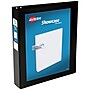 Avery Showcase 1 1/2" 3-Ring View Binders, Slant Ring, Black (19650)~#|#~872EDB50-6BFF-4069-8DAB73248A60E1BA_sc7
