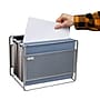 Mind Reader Hanging File Folder Organizer Metal, Silver (BOXFILE-SIL)~#|#~872F12FF-2E22-4580-A3C18FF6595088E0_sc7