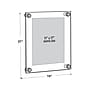 Azar Sign Holder, 11" x 17", Wall Mounted, Black Acrylic, 4/Pack (105508-BLK-4PK)~#|#~872F892C-B039-4FA9-83B15D45D3890F1A_sc7