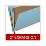Medical Arts Press Pressboard Classification Folder, 1 Divider, 2" Expansion, Legal Size, Blue, 10/Box (DV-T52-14-3BLU)~#|#~87309812-7DCD-4EC7-92F3647250CE473A_sc7
