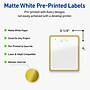 Avery Rectangle Multipurpose Labels, 4" x 3-1/3", White, 40/Pack (19479370531)~#|#~87324F65-7752-4CC6-9866C91594DF7E94_sc7