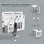 Mount-It! 360° Rotating Pegboard and Document Organizer with Accessories for Desks, White (MI-7301WHT)~#|#~8734E380-05BF-4980-948BEBAFBB46DFE2_sc7