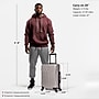 InUSA Vasty 22.44" Hardside Suitcase, 4-Wheeled Spinner, TSA Checkpoint Friendly, Grey (IUVAS00S-GRE)~#|#~87375AFA-8FBD-47F6-830161EB0ABF3AAC_sc7