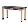 Diversified Woodcrafts School Classroom Rectangular Science Lab Table, 54" x 24", Oak (C7206K30N)~#|#~873D8A54-734F-4DB8-9E82A8916018B8E6_sc7