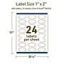 Avery Dissolvable Oval Multipurpose Labels, 1" x 2", Off-white, 600/Pack (94053)~#|#~873F65EB-804C-4137-A166EBE68025A31E_sc7