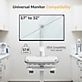 Mount-It! MedHub Full-Motion Swivel Monitor Mount for Mobile Medical Carts, 17"-32" Screens, 17.6 lbs. Capacity (MI-16005SW)~#|#~8740EA42-2AC0-48F9-AFD662E9AE309656_sc7