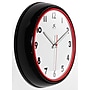 Infinity Instruments Lux Wall Clock, Plastic/Glass, 12" (14917BK-R3140)~#|#~8754569E-8A35-4AD7-BE531155E8A630CB_sc7