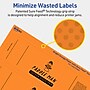 Avery Laser/Inkjet Multipurpose Rectangle Labels, 2.25" x 7.75", Bright Orange, 320/Box (94244)~#|#~8757B31C-6385-41CF-B0D24BCF8759CE6C_sc7