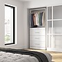 Bestar Florence Collection 36W x 16D Closet System with 4 Drawers, Shaker, White (127605-000017)~#|#~875B926D-9C90-4460-81EDB9049332ED84_sc7