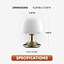 Newhouse Lighting Verona 7.5" LED Table Lamp, Brass (NHTL-VE-BRS)~#|#~875E1320-53D7-4D4A-8183AB1002E8A328_sc7