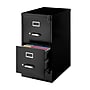 Staples 2-Drawer Vertical File Cabinet, Locking, Letter, Black, 22"D (22335D)~#|#~8768D215-F721-4C92-84B834D8B7B27B3C_sc7