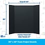 Flipside Foam Project Board, 36" x 48", Black, 3/Pack (OVS30087)~#|#~87693905-39B6-4DB3-A90FB1D2A306ABD7_sc7