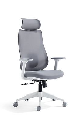 Raynor Group Torque Ergonomic Fabric/Mesh Swivel Manager Chair, Grey/White (TORQUE-WF-GRY ) Simolary simolary.com 6