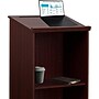 AdirOffice 46" Speaker Podium Lectern, Mahogany (661-01-BLK-PKG)~#|#~87712118-900B-4A5B-B9DE7572A316C616_sc7