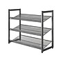 Whitmor 3-Tier Stacking Shoe Rack, Gunmetal (6905-8770-BB)~#|#~877207E6-3388-40A8-A1422FEE44A16A9B_sc7