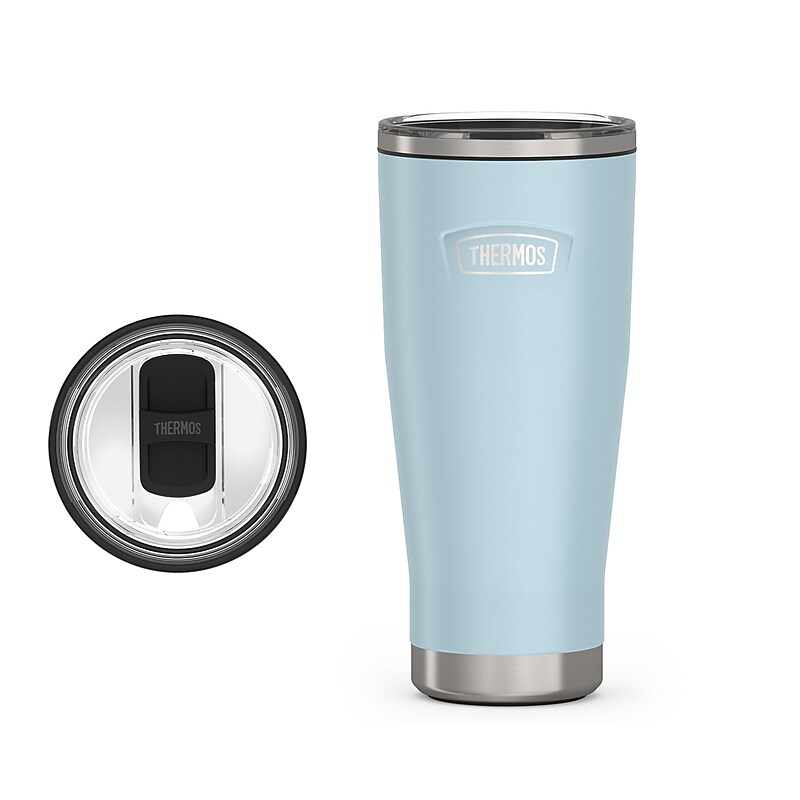 Thermos Icon Stainless Steel Vacuum Insulated Tumbler, 18 oz., Glacier (EAIS1152GC4) image 1