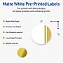 Avery Laser/Inkjet Circle Multipurpose Labels, 2" Dia., White, 120/Pack (S00D21)~#|#~8775E134-3417-4512-ADAC62C4153CB60A_sc7