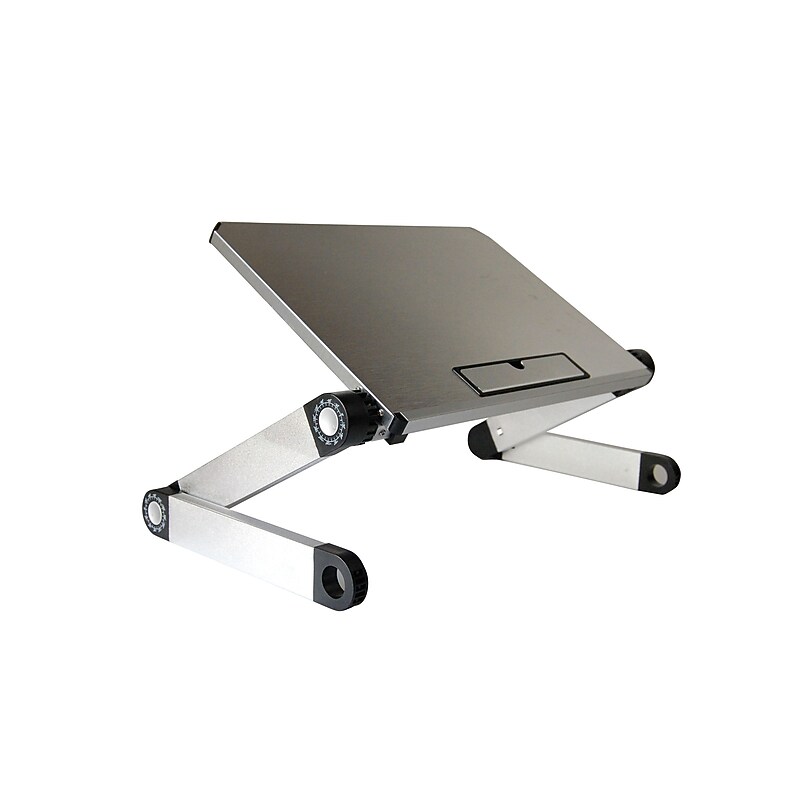 Uncaged Ergonomics  WorkEZ Light Aluminum Laptop Stand, Silver